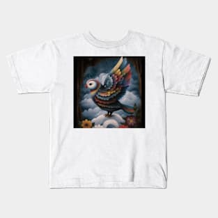 Naïve Art Birds 02 Kids T-Shirt